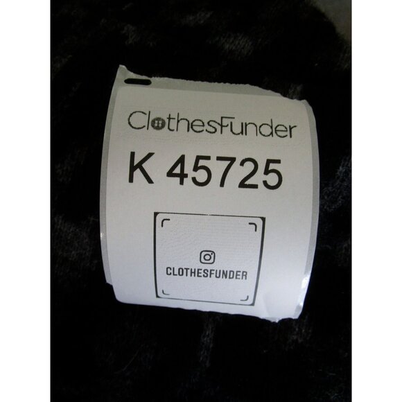 Chiaramente Sweater Medium Wool Open Tunic Cardigan Animal Print - Picture 11 of 11